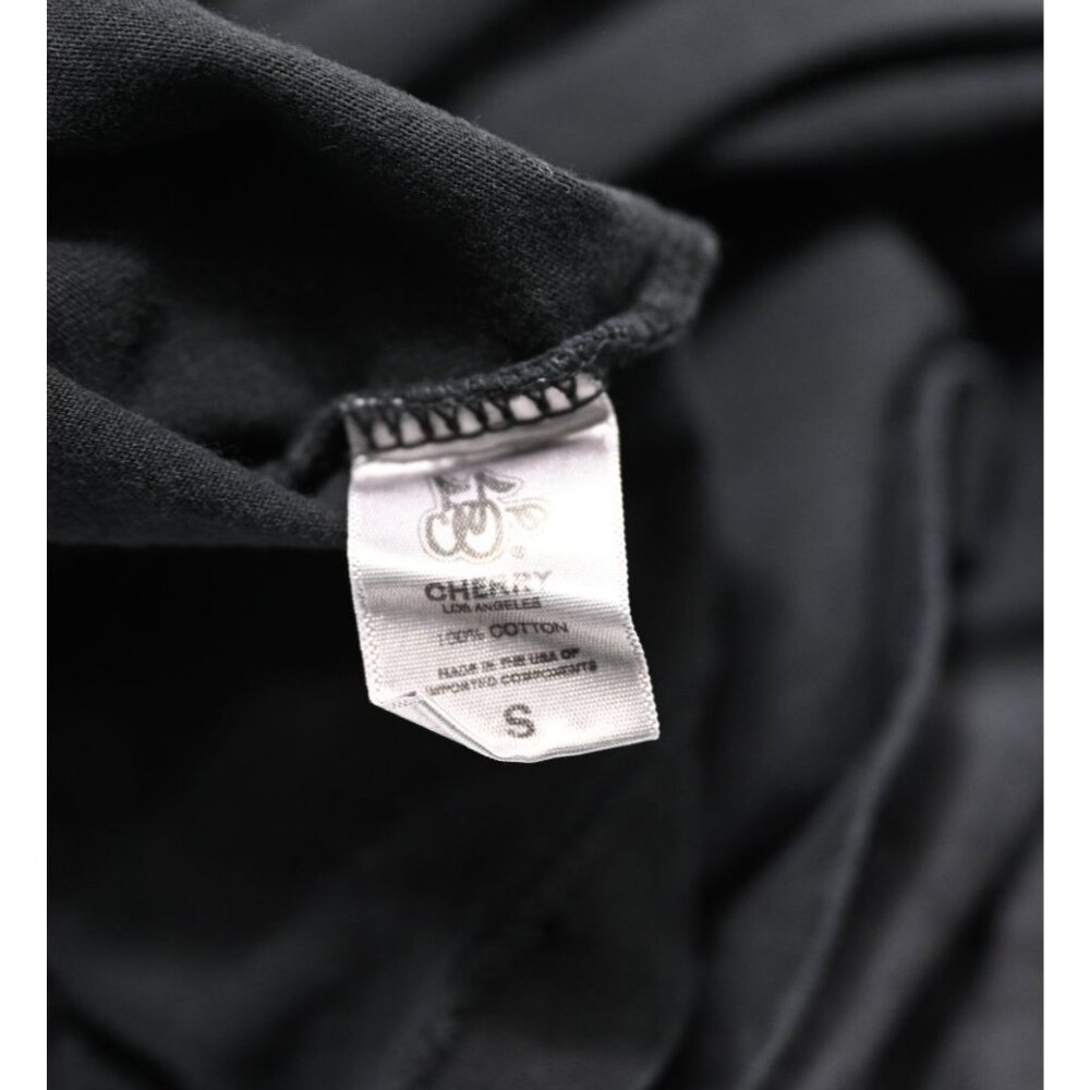Cherry LA Black Tee with White "American West" Eagle Graphic - Picture 8 of 9